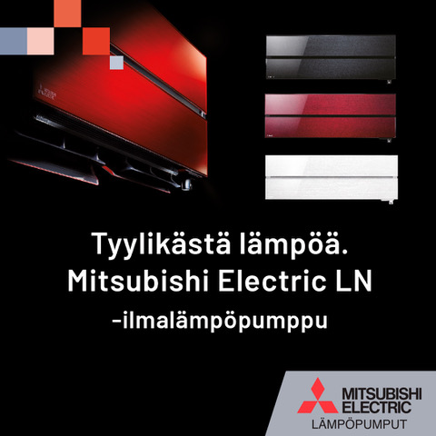 Mitsubishi Electric LN Tyylikasta lampoa 1080x1080